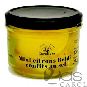 Mini Citron confit au sel (130 g net égoutté)
